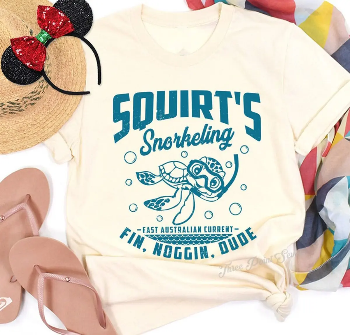 Cute Squirts Snorkeling Sea Turtle T-shirt, Finding Nemo T-Shirt, Finding Dory Shirt, Animal Kingdom Shirt, Family Vacation Gift