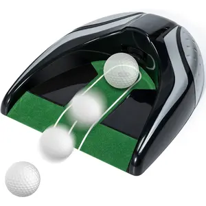 Golf Automatic Putting Cup with Adjustable Gravity Ball Return - - Practicing Without Interruption for Indoor Outdoor Golf Practice