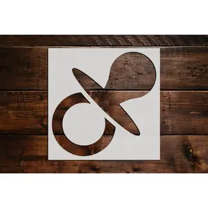 Baby Pacifier Stencil - Art and Wall Stencil