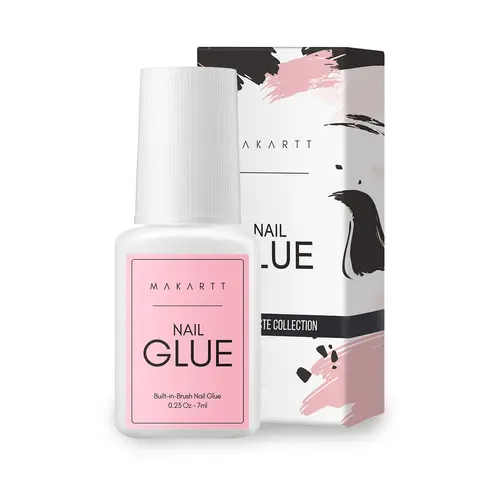 [EXTRA STRONG] Super Strong Nail Glue for Press On Nails, Beginner friendly,Acrylic Nails,Nail Tips, Fake Nails, Salon Quality Brush On Nail Glue Easy Application Durable & Long-Lasting Makartt Glue False Nails sallys nail glue Nail Art glue for Cosmetic,
