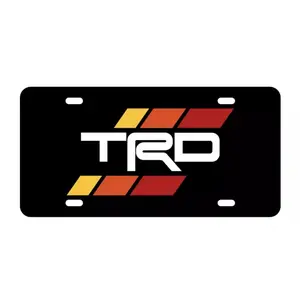TRD Classic Retro Vintage Style Vanity License Plate