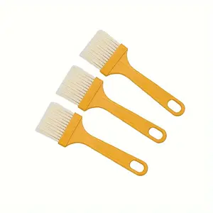 Multifunctional Food Brush Set, 3 Counts Portable & Heat Resistant Food Brush Set, Kitchen Fixture Accessories, Kitchenware for Baking, Cooking, Grilling