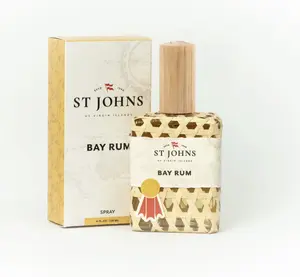 St Johns Bay Rum Spray - Premium Grooming Essentials for Men - 4 Scents - 4 oz Bottle