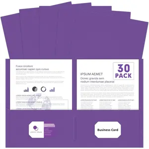 Two Pocket Folders,  30 Pack 2 Pocket Folders, Letter Size Paper File Folder for School Office  Business,