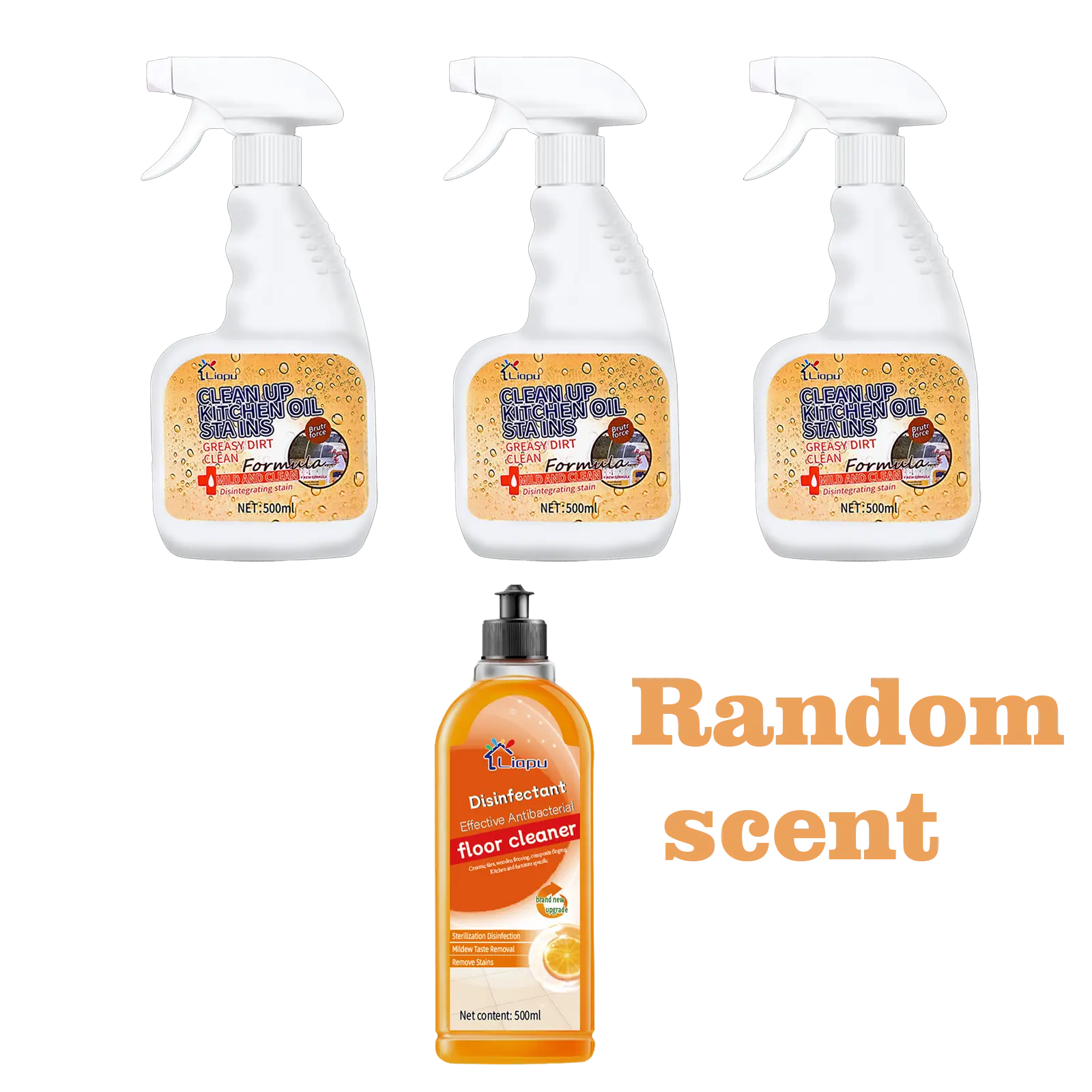 3 PC + Floor Cleaner