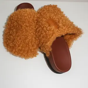 Camel Fur Clogs