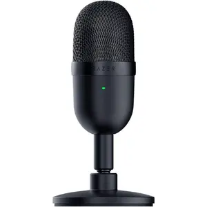 Seiren Mini USB Condenser Microphone: for Streaming and Gaming on PC - Professional Recording Quality - Precise Supercardioid Pickup Pattern - Tilting Stand - Shock Resistant - Classic Black