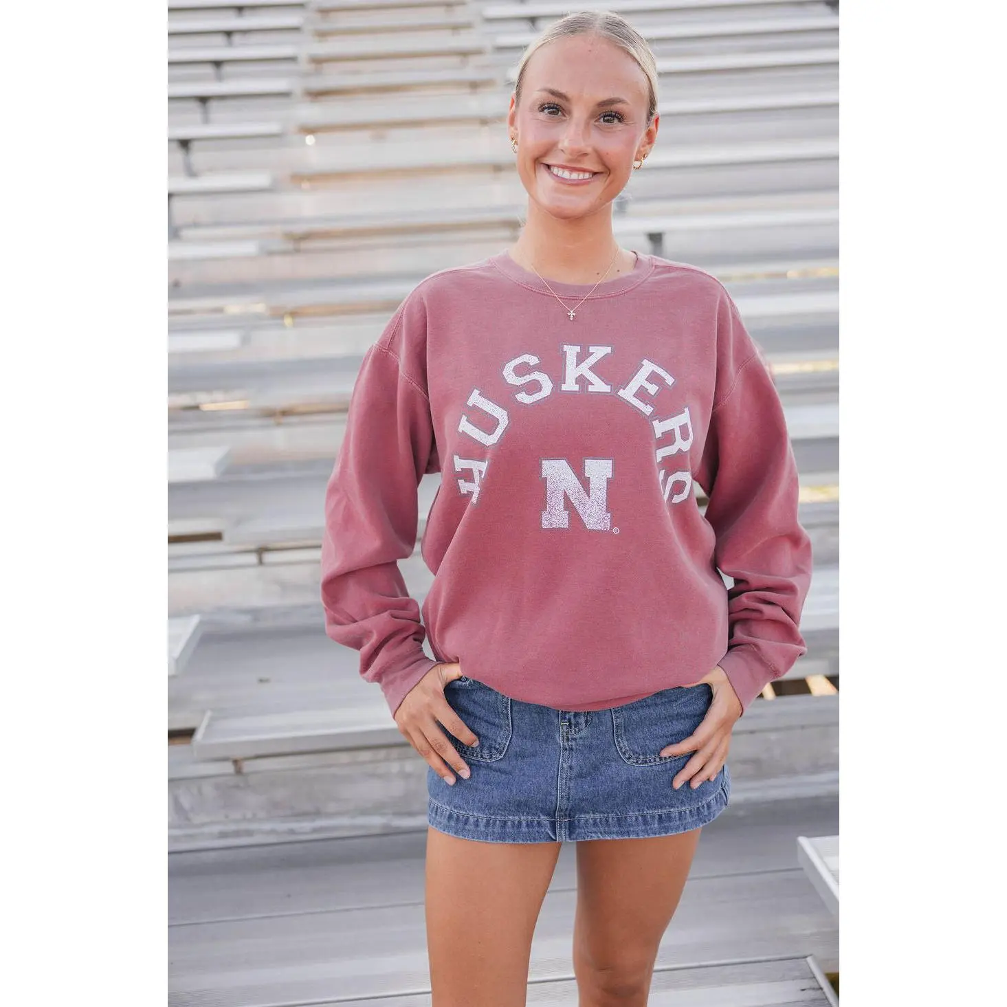 Nebraska Huskers Mega Arch Sweatshirt