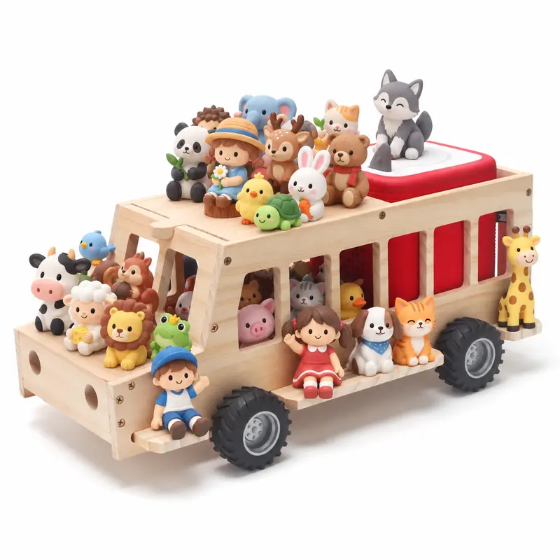 For Tonies Box Organizer Storage shelf Shelves for Generation 1 & 2 PlayerTonies Figures Characters, Display Collection 35 Characters