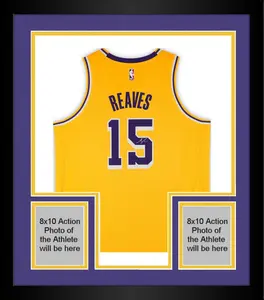Framed Austin Reaves Los Angeles Lakers Autographed Gold Nike Icon Edition Swingman Jersey - Fanatics Authentic Certified
