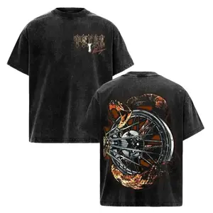 Texas Vintage Washed Oversized T-Shirt Snake Wheel Graphic Tee Retro Biker Streetwear Western Motorcycle Style Unisex Distressed Edgy Y2K Grunge Rodeo Outfit Aesthetic Casual Summer Top TikTok Fashion Trendy Apparel Everyday Wear Heavyweight Graphic Shirt