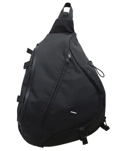 Men's Large Capacity Zipper Chest Bag, Casual Hip Hop Style Travel Crossbody Nylon Shoulder Waist Pack, Suitable for Business and School, Perfect Gift