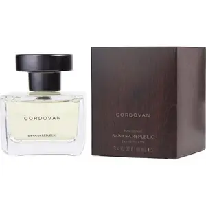 Banana Republic Men's Cordovan EDT Bottled Fragrance - 3.4 fl oz/100 ml, Non-Sweet Fig Scent, Nutmeg Base, Masculine Woody Aroma, New Box, Gift for Him, Non-Sweet Men's Fragrance, Bottled Men's Fragrance