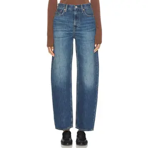 PISTOLA Wes High Rise Barrel Jeans in Premiere