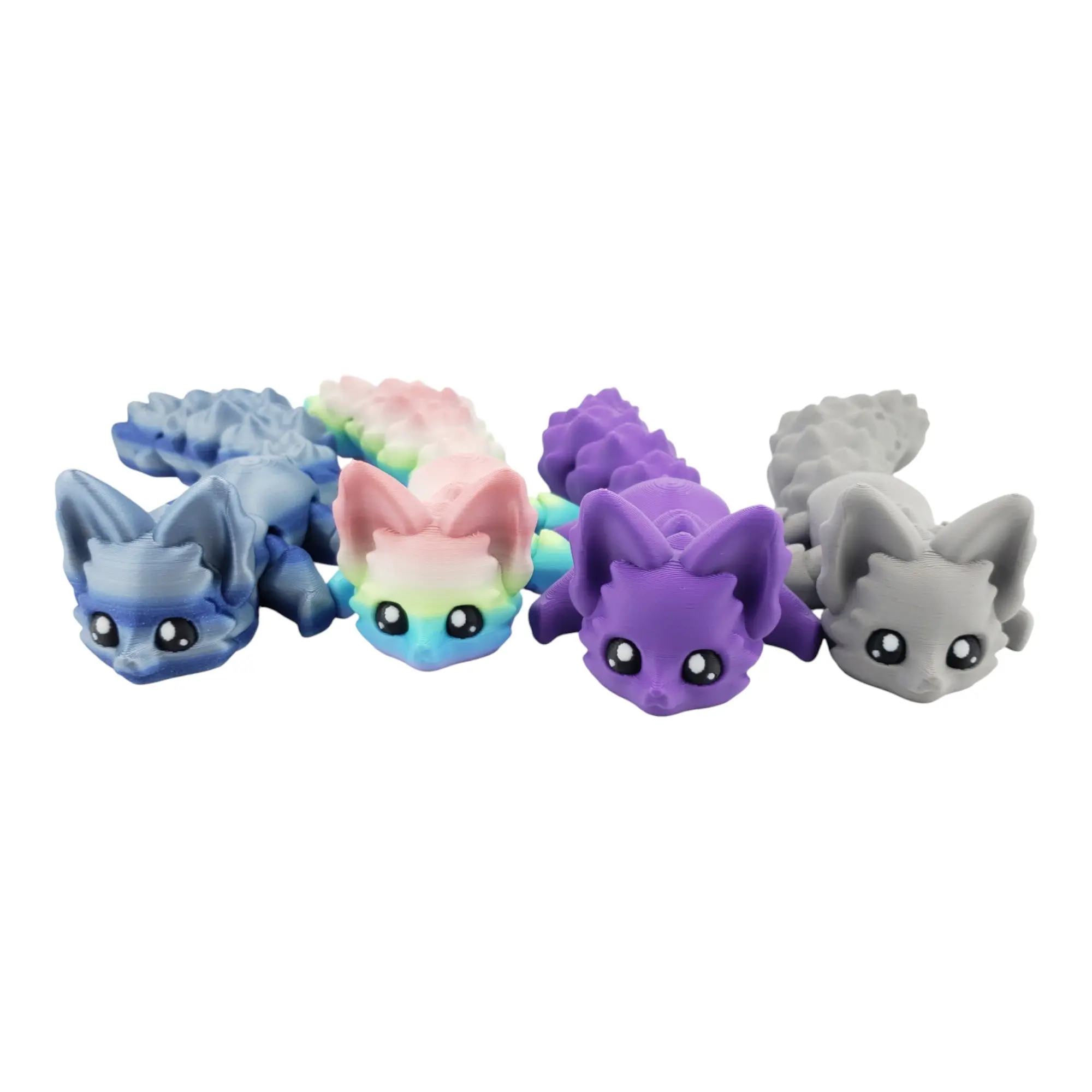 Flexi Fox - 7.5" 3D Printed Collectible