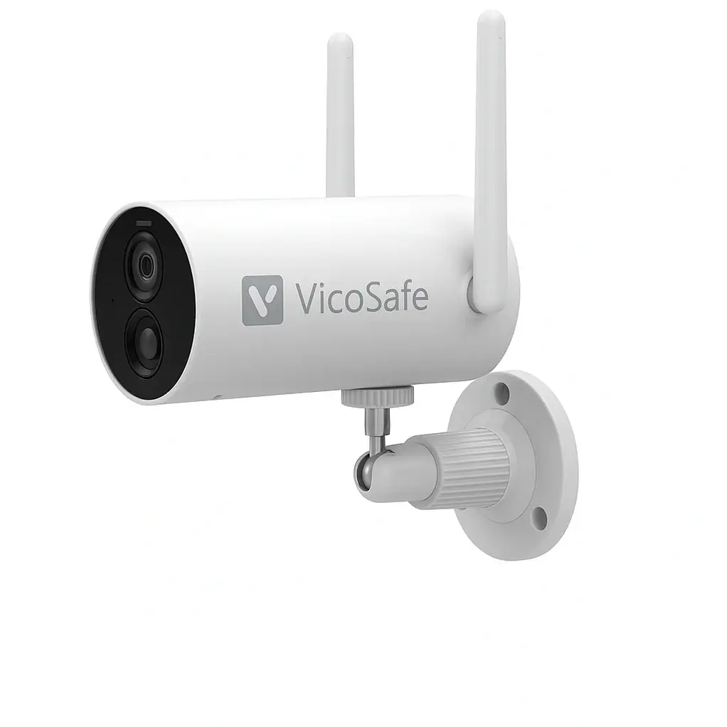 VicoSafe X81 Wireless Security Camera - Full HD 1080P WiFi Outdoor Camera, AI Motion Detection, Color Night Vision, IP65 Waterproof, Compatible with Vicohome App