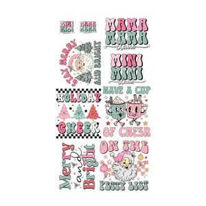 Retro Chrismas Gangsheet