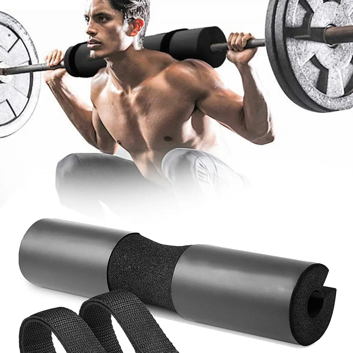 Barbell Pad/squat Pad with Shoulder Support Design, Ideal for Squats, Deadlifts, and Hip Thrusts, Perfect for Gym Use, Gym Workout, Gym Accessories, Exercise