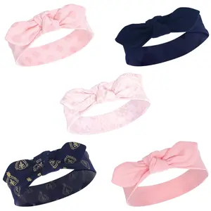 Yoga Sprout Cotton Headbands, Navy Moroccan