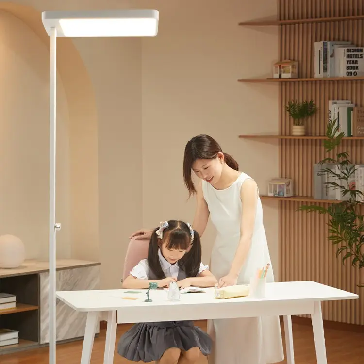 Floor-standing Eye Protection Large Street Lamp Study Special Shadowless Reading Standing Desk Lamp Children's Full Spectrum Student Anti-myopia big road lamp
