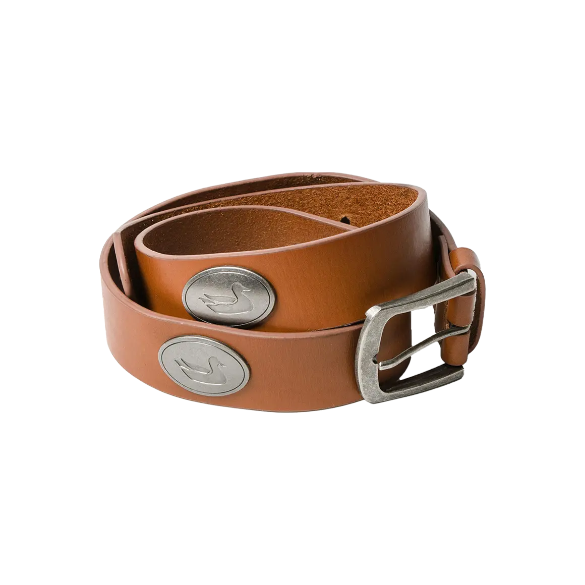 Heritage Medallion Leather Belt