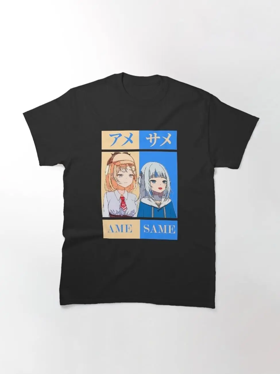 Amelia Watson Vtuber Clothing       Hololive EN AmeSame Classic T-Shirt       Anime Chibi Sweatshirt, Hoodie