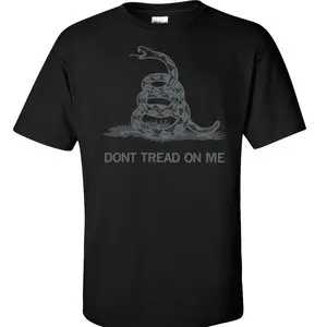 Black Dark Print Gadsden T-Shirt
