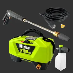 2100 PSI Premium Electric Pressure Washer, Compact Small Power Washer for Cars, Driveways, and Patios