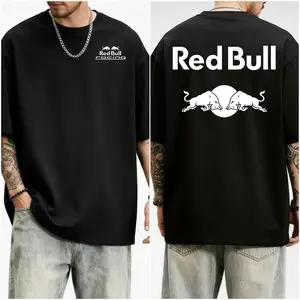 Red Bull Racing Unisex 2 Sides Hoodie & T-Shirt Set - Soft Cotton Crewneck Sweatshirt - Best Gift for Racing Lovers - Starboy Bull Design
