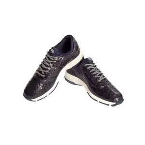 W&H Men's Viper Python Golf Shoes in Navy