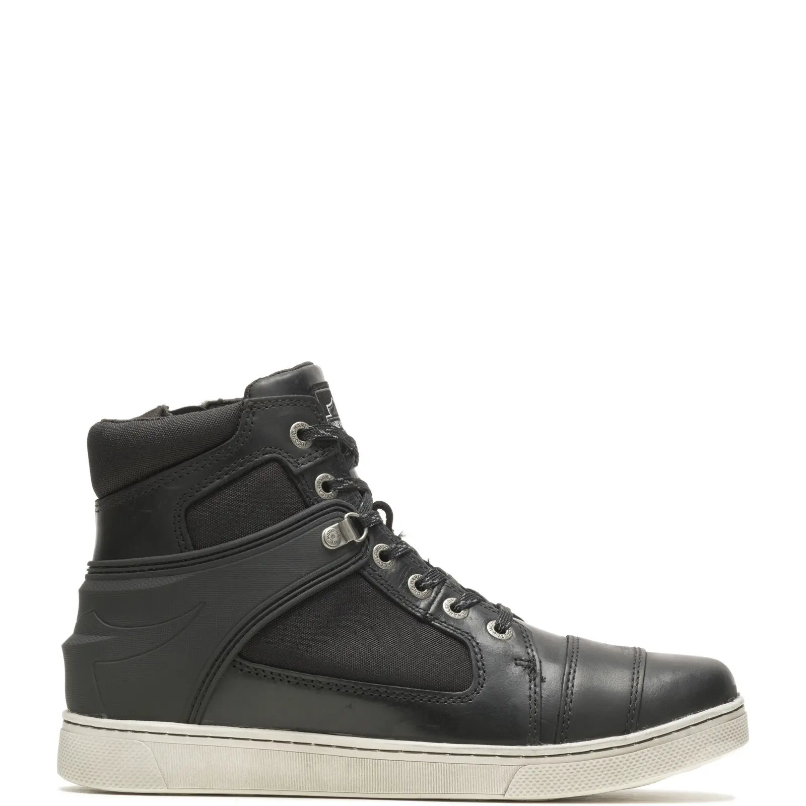 Harley-Davidson Gilmore D96177 Mens Black Leather Lifestyle Sneakers Shoes