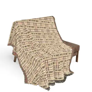 Jackie's Signature Phrase Out Of My Body™ Limited Edition Woven Blanket