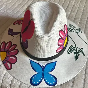Sombrero pintado a mano - Hand-painted hat