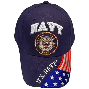 CrazyCoolBuys Usa Navy Veteran Baseball Style Flag Embroidered Hat Ball Cap Vet Us Retired