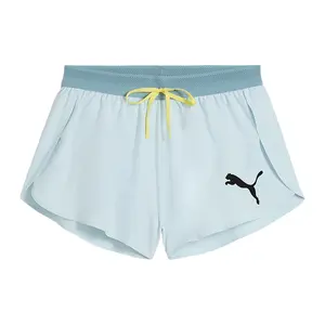 PUMA Womens Lightspeed Ultraweave 2 Inch Split Athletic Shorts Casual Bottoms Casual - Blue