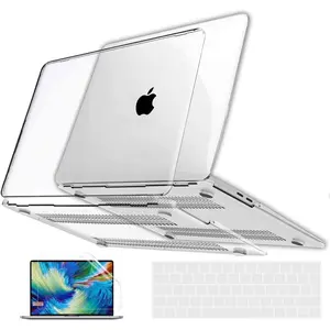 Case for MacBook Pro 13 inch, Crystal Clear Case 2024-2016 M2 M1 A2338 A2289 A2251 A2159 A1706 A1989, Plastic Protective Hard Shell & Keyboard Cover & Keyboard Skin for MacBook Pro 13