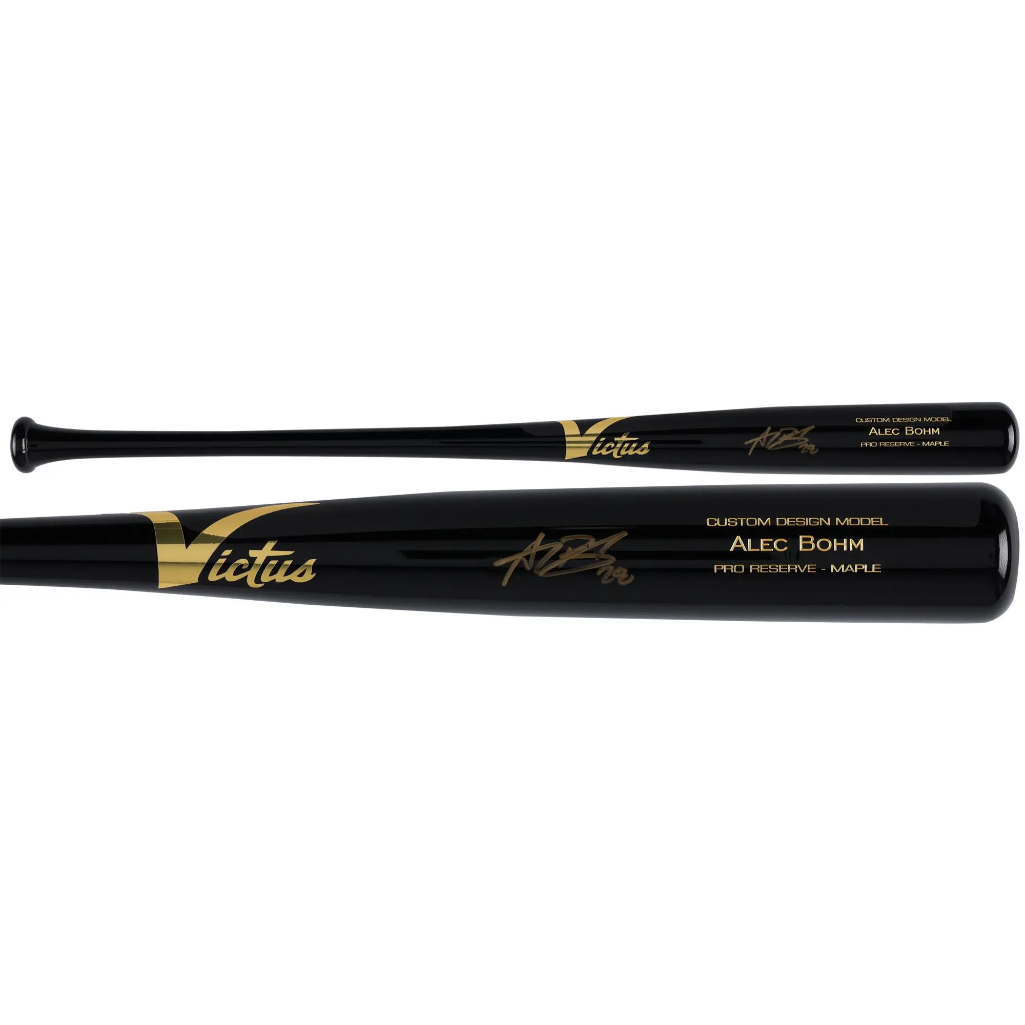 Alec Bohm Philadelphia Phillies Signed Victus Engraved Bat