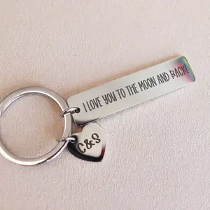 Personalized Love Keychain Personalized Love Keychain
