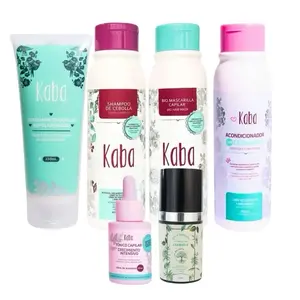 Intensive Growth Complete Kit with Kaba & Skin Repair Tip Oil - 6-Piece Beauty & Skincare Set, Shampoo, Acondicionador, BIomascarilla, Biorepolizador, Tónico crecimiento
