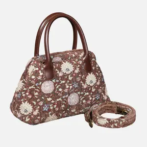 Oriental Floral Carpet Satchel