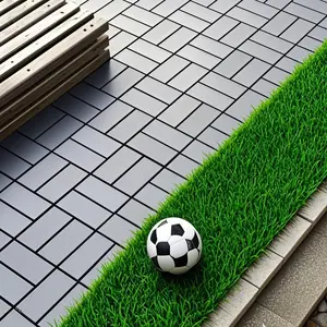 44 Pcs Interlocking Deck Tiles - Plastic Deck Tiles, Easy and Quick Installation, Easy to Install, Easy to Clean, Suitable for Porch, Poolside, Outdoor & Indoor Balcony Backyard