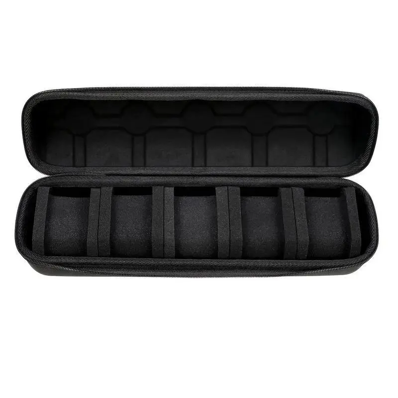 Watch Storage Box & 5-Slot Wristwatch Travel Case with Soft Foam & Portable Watch Storage Display Box & Suitable for Men's & Women's Smart Watch Storage