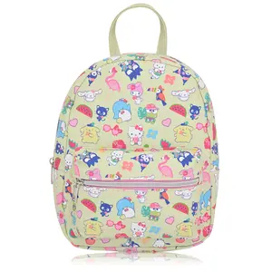 Fast Forward Sanrio Hello Kitty 10" Unisex Daypack Backpack | Cute PU Leather Mini Backpack Purse Shoulder Purse | Hello Kitty Bag and Accessories