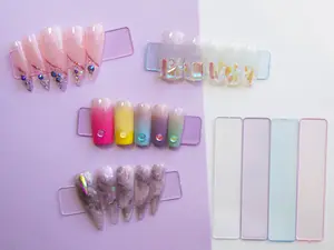 50pcs acrylic based nail display holder/ Transparent False Nail Tips display holder