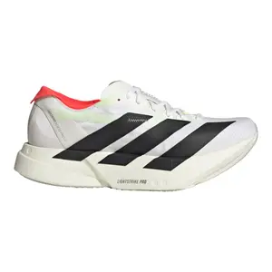 adidas Womens Adizero Adios Pro 4 Running Sneakers Shoes - Black, White
