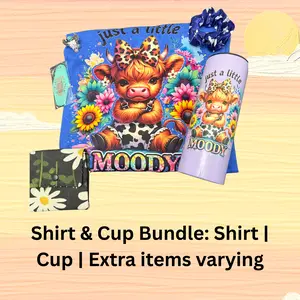 Shirt & Cup Bundle (T-shirt unisex fit, Cup 20 Oz tumbler)