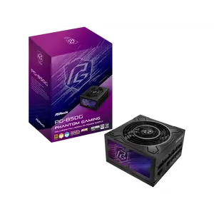 ASRock Phantom Gaming PG-850G 850W 80 PLUS GOLD & Cybenetics PLATINUM Full Modular Power Supply, ATX3.1 & PCIe5.1 Ready with Dual Color 12V-2x6 Cable, 10 Years Warranty
