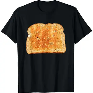 100% Cotton Toast Bread Costume Funny T-Shirt