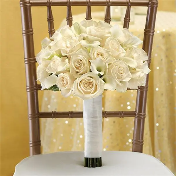 All White Bridal Bouquet All White Bridal Bouquet