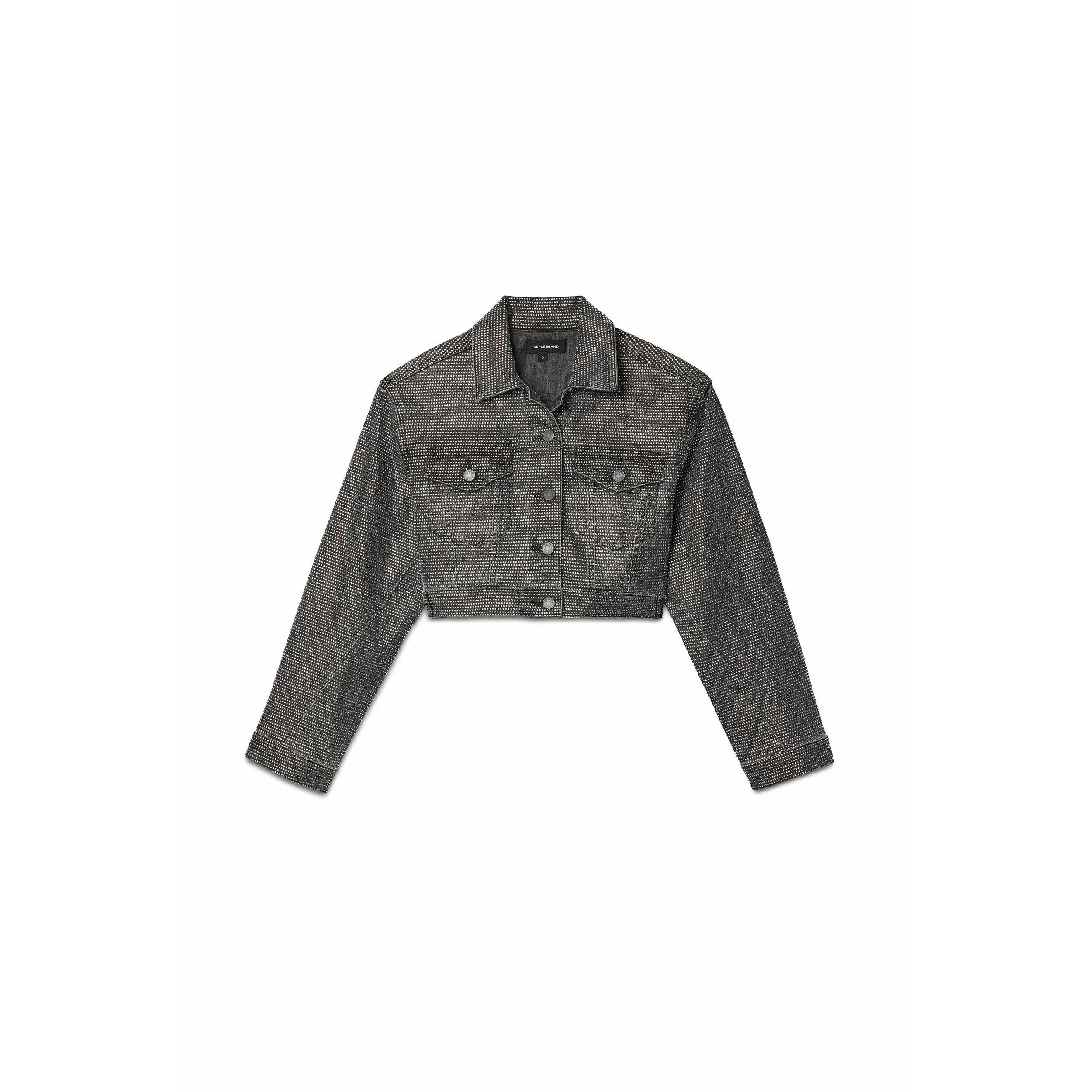 Twisted Hotfix Crop Jacket